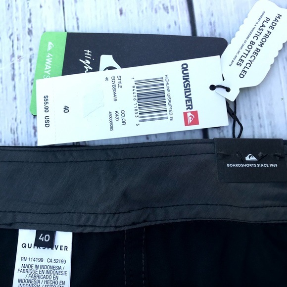 🏝Quicksilver Men’s Highline Disrupted Boardshorts 🏝 - Picture 9 of 9